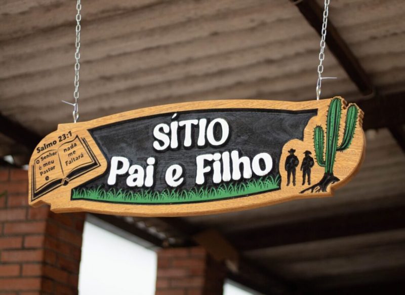 Placa de sítio Salmo