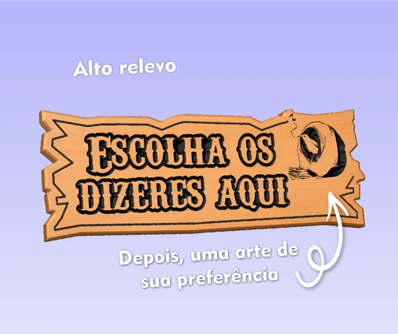 placa de madeira para rancho dizeres