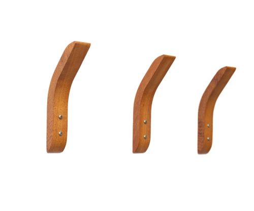 Gancho de madeira parafusado kit